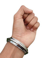 Chrome Plated Kara Sikh Kada Singh Kaur Khalsa Round Edged Thick Bracelet V40