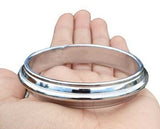 Chrome Plated Kara Sikh Kada Singh Kaur Khalsa Round Edged Thick Bracelet V40