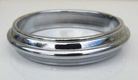 Chrome Plated Kara Sikh Kada Singh Kaur Khalsa Round Edged Thick Bracelet V40