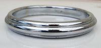 Chrome Plated Kara Sikh Kada Singh Kaur Khalsa Round Edged Thin Bracelet V39 NEW