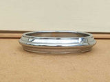 Chrome Plated Kara Sikh Kada Singh Kaur Khalsa Round Edged Thick Bracelet V40