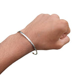 Thin Sikh Kara Chrome Plated Iron Punjabi Kada Singh Kaur Lightweight Bangle C7 Khalsa Unisex Bracelet