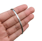 Thin Sikh Kara Chrome Plated Iron Punjabi Kada Singh Kaur Lightweight Bangle C7 Khalsa Unisex Bracelet