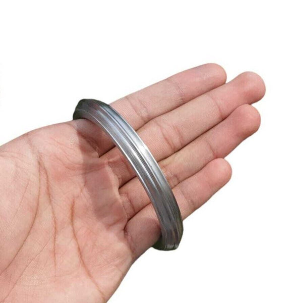 Chunky Sikh Kara Bracelet – Sarbloh Iron, Silver Tone, Unisex Bangle