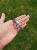 Sarbloh Iron Kara Sikh Bangle Singh Kaur Khalsa Edged Design Thick Kada CC32 NEW