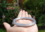 Sarbloh Iron Kara Sikh Bangle Singh Kaur Khalsa Edged Design Thick Kada CC32 NEW