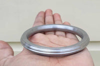 Sarbloh Iron Kara Sikh Bangle Singh Kaur Khalsa Edged Design Thick Kada CC32 NEW