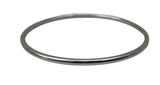 Stainless Steel Kara Silver Smooth Sikh Bracelet Singh Kaur Khalsa Bangle S9 NEW