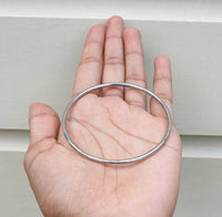 Stainless Steel Kara Silver Smooth Sikh Bracelet Singh Kaur Khalsa Bangle S9 NEW