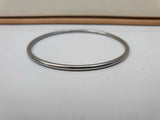 Stainless Steel Kara Silver Smooth Sikh Bracelet Singh Kaur Khalsa Bangle S9 NEW