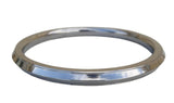Stainless Steel Kara One Edge Sikh Kada Punjabi Traditional Singh Kaur Design F5 Bangle