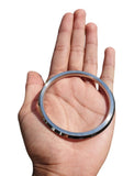Stainless Steel Kara One Edge Sikh Kada Punjabi Traditional Singh Kaur Design F5 Bangle