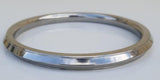 Stainless Steel Kara One Edge Sikh Kada Punjabi Traditional Singh Kaur Design F5 Bangle