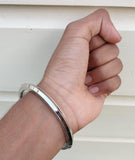 Stainless Steel Kara One Edge Sikh Kada Punjabi Traditional Singh Kaur Design F5 Bangle