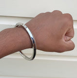 Stainless Steel Kara One Edge Sikh Kada Punjabi Traditional Singh Kaur Design F5 Bangle