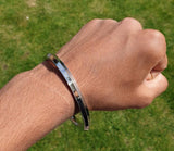 Stainless Steel Kara One Edge Sikh Kada Punjabi Traditional Singh Kaur Design F5 Bangle