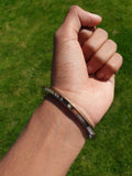 Stainless Steel Kara Brass Edge Kada Sikh Khalsa Bracelet Singh Kaur Bangle T13 Punjabi