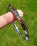 Stainless Steel Kara Brass Edge Kada Sikh Khalsa Bracelet Singh Kaur Bangle T13 Punjabi