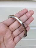 Stainless Steel Kara Brass Edge Kada Sikh Khalsa Bracelet Singh Kaur Bangle T13 Punjabi