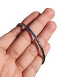 Chrome Plated Kara Silver Smooth Sikh Bracelet Singh Kaur Khalsa Bangle T14 NEW