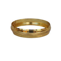 Sikh Kara Gold plated 22ct Look Wide Kada Singh Kaur Khalsa Religious Bangle T15