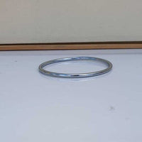 Chrome Plated Kara Silver Smooth Sikh Bracelet Singh Kaur Khalsa Bangle T14 NEW