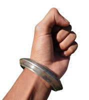 Sikh Sarbloh Kara Iron One Line Bangle Singh Kaur Khalsa Antique Look Kada S16