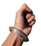 Sikh Sarbloh Kara Iron One Line Bangle Singh Kaur Khalsa Antique Look Kada S16