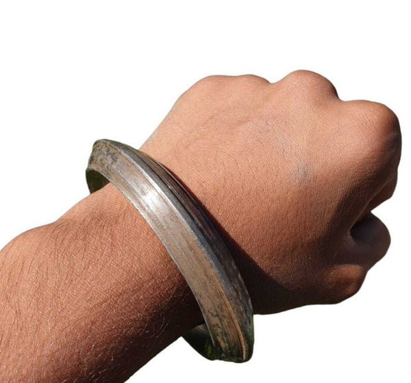 Sikh Sarbloh Kara Iron One Line Bangle Singh Kaur Khalsa Antique Look Kada S16