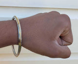 Stainless Steel Kara Sikh Bangle Brass Line Thin Bracelet Singh Khalsa Kada S19
