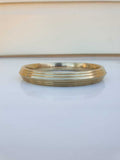 Sikh Brass Kara 22 Ct Gold Look Seven Lines Design Bangle Singh Khalsa Kada S20