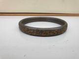 Sarbloh Iron Kara Smooth Round Engraved Sikh Kada Singh Kaur Khalsa Bangle S23