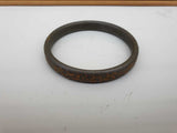 Sarbloh Iron Kara Smooth Round Engraved Sikh Kada Singh Kaur Khalsa Bangle S23K Handmade Karra design
