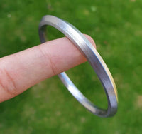 Sarbloh Sikh Kara Pure Iron One Edge Bangle Sikh Khalsa Kada Singh Bracelet DD21