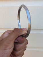 Sarbloh Sikh Kara Pure Iron One Edge Bangle Sikh Khalsa Kada Singh Bracelet DD21