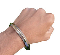 Stainless Steel Kara Brass Line Edged Sikh Bangle Singh Kaur Khalsa Kada EE13