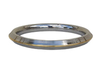 Stainless Steel Kara Brass Line Edged Sikh Bangle Singh Kaur Khalsa Kada EE13