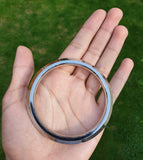 Stainless Steel Kara Brass Line Edged Sikh Bangle Singh Kaur Khalsa Kada EE13