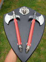 Sikh Lion Axe Fantasy War Shield Nihang Singh Sparta Wall Decor Wall Mounted LL2