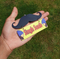 Sikh Ghaint Punjabi Landlord Car Hanger Rear Mirror Punjab Vehli Janta Pendant G