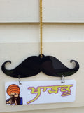 Sikh Ghaint Punjabi Landlord Car Hanger Rear Mirror Punjab Vehli Janta Pendant G