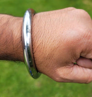 Sarbloh Kara Sikh Kada Kakaar Iron Smooth Collar Singh King Warrior Bangle EE15