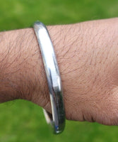 Sarbloh Kara Sikh Kada Kakaar Iron Smooth Karha Singh Warrior Loha Bangle EE17