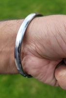 Sarbloh Kara Sikh Kada Kakaar Iron Smooth Karha Singh Warrior Loha Bangle EE17