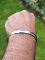Sarbloh Kara Sikh Kada Kakaar Iron Smooth Karha Singh Warrior Loha Bangle EE17