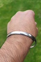 Sarbloh Kara Sikh Kada Kakaar Iron Smooth Karha Singh Warrior Loha Bangle EE17