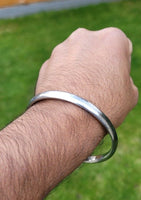 Sarbloh Kara Sikh Kada Kakaar Iron Smooth Karha Singh Warrior Loha Bangle EE17