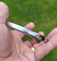 Sarbloh Kara Sikh Kada Kakaar Iron Smooth Karha Singh Warrior Loha Bangle EE17