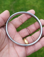 Sarbloh Kara Sikh Kada Kakaar Iron Smooth Karha Singh Warrior Loha Bangle EE17