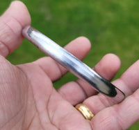 Sarbloh Kara Sikh Kada Kakaar Iron Smooth Karha Singh Warrior Loha Bangle EE17